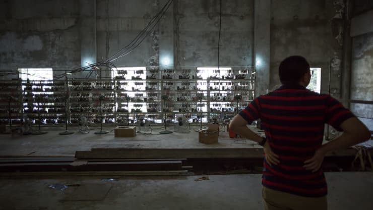 Mỏ bitcoin ở Tứ Xuyên, Trung Quốc. Nguồn ảnh: The Washington Post | Getty Images