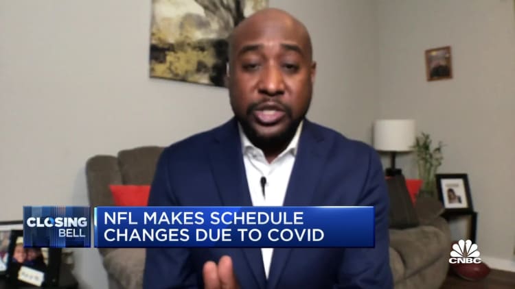 NFL forced to make scheduling changes due to rising Covid cases among some teams