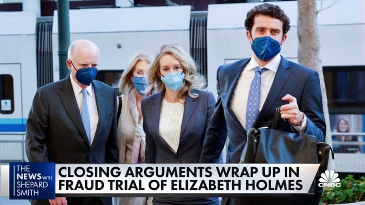 Jury to get the case in the trial of Elizabeth Holmes