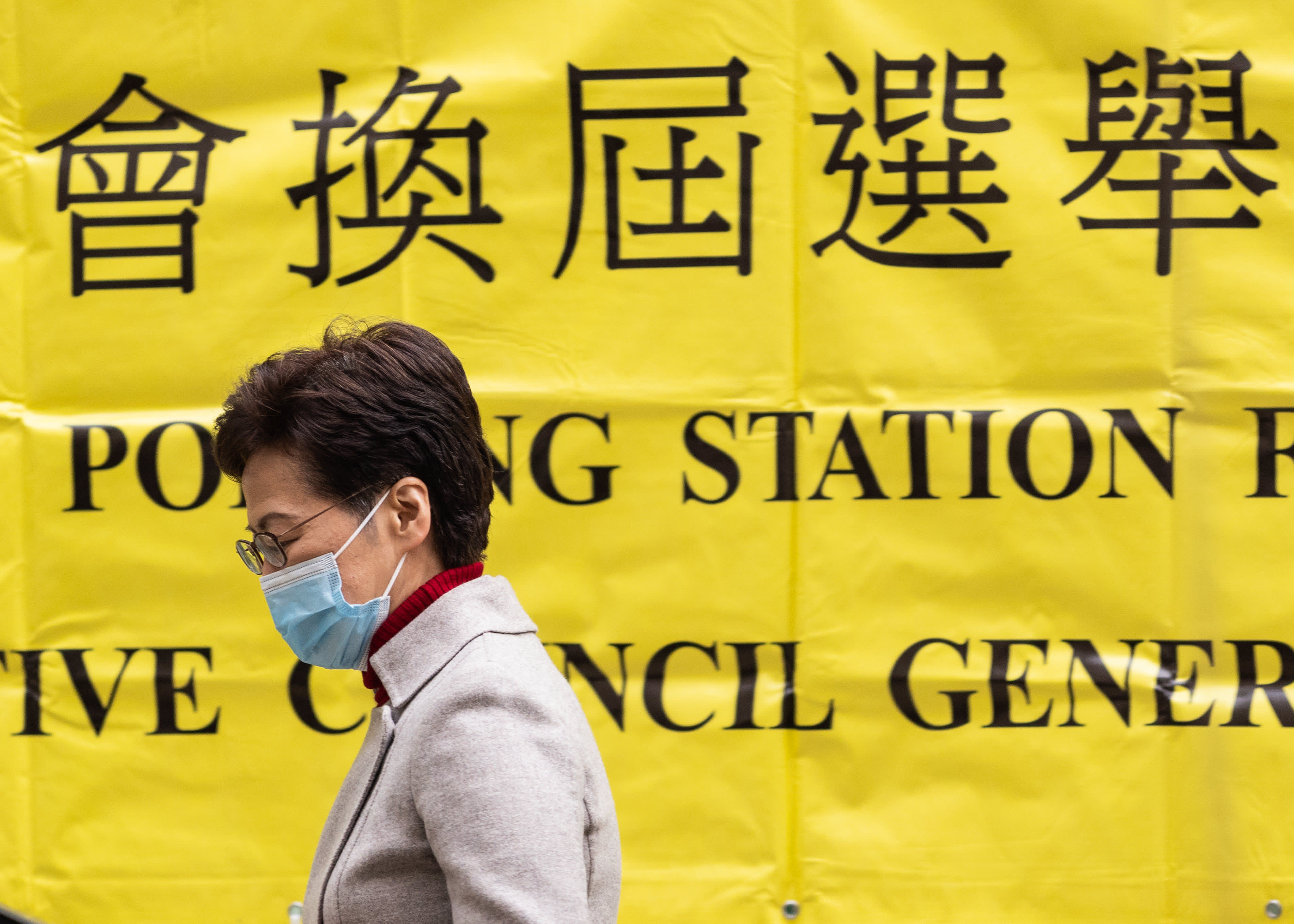 Turnout hits record low for Hong Kong's 'patriots'-only election