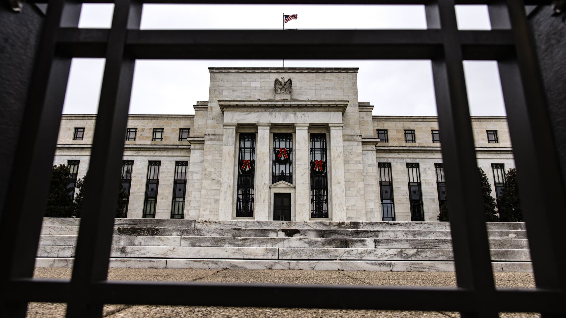 The Marriner S. Eccles Federal Reserve building in Washington, D.C., U.S., on Sunday, Dec. 19, 2021.
