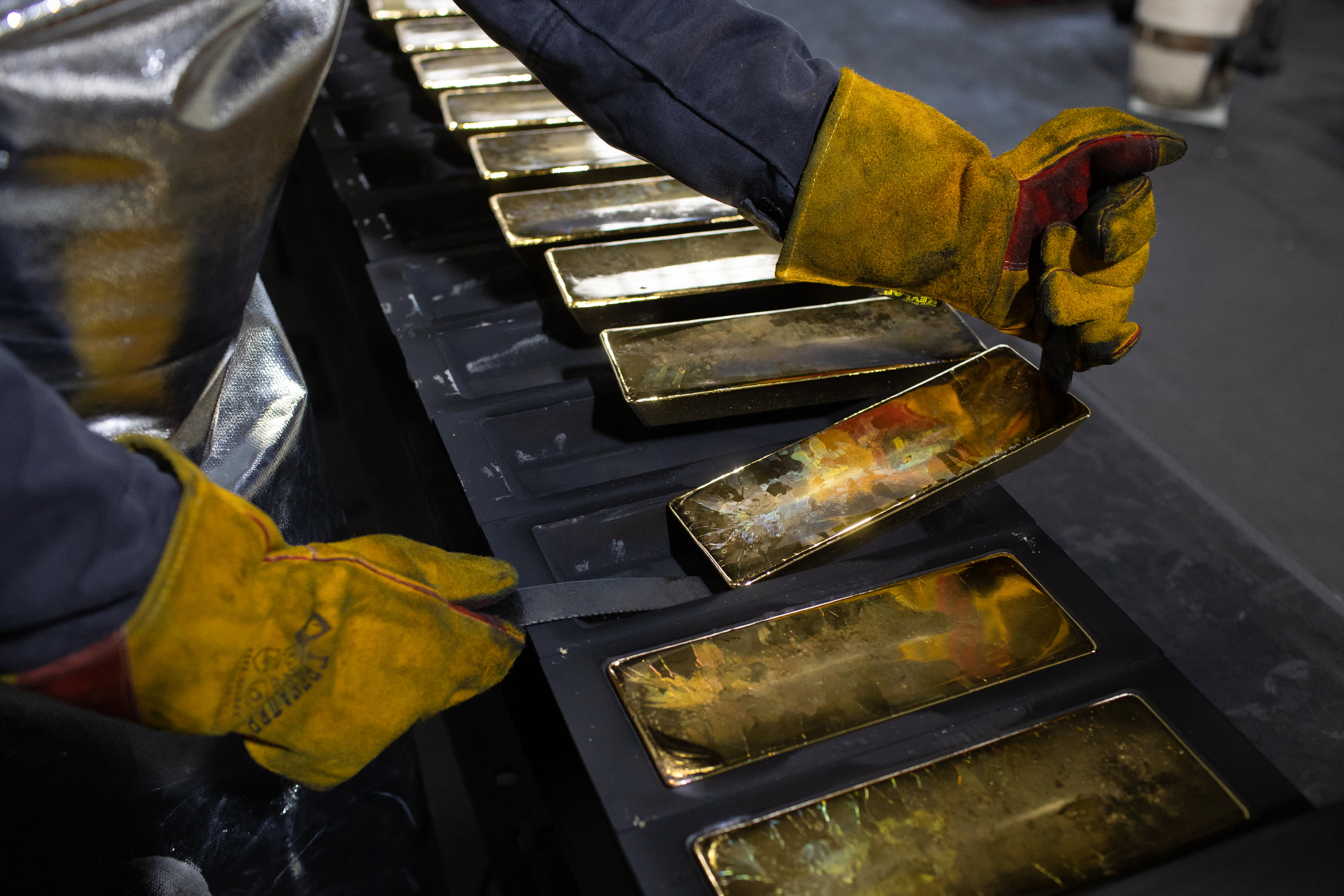 Gold has remained steady as stocks and bitcoin have plunged