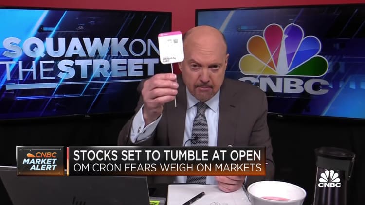 CNBC's Jim Cramer says he's tested positive for Covid-19