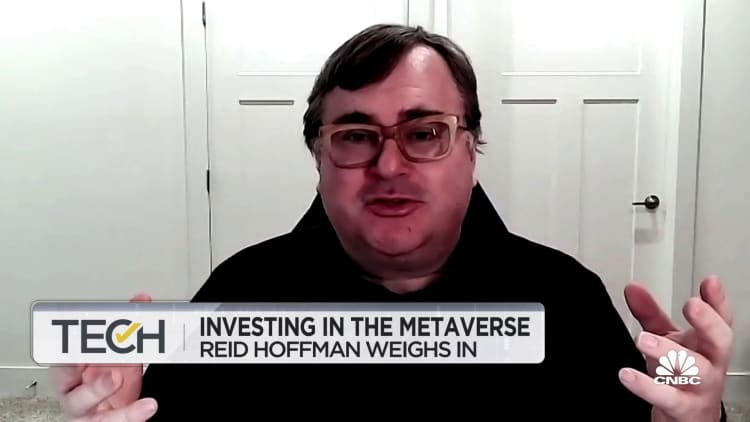 Going to be a 'ton of investment' in metaverse, LinkedIn Co-founder Reid Hoffman says