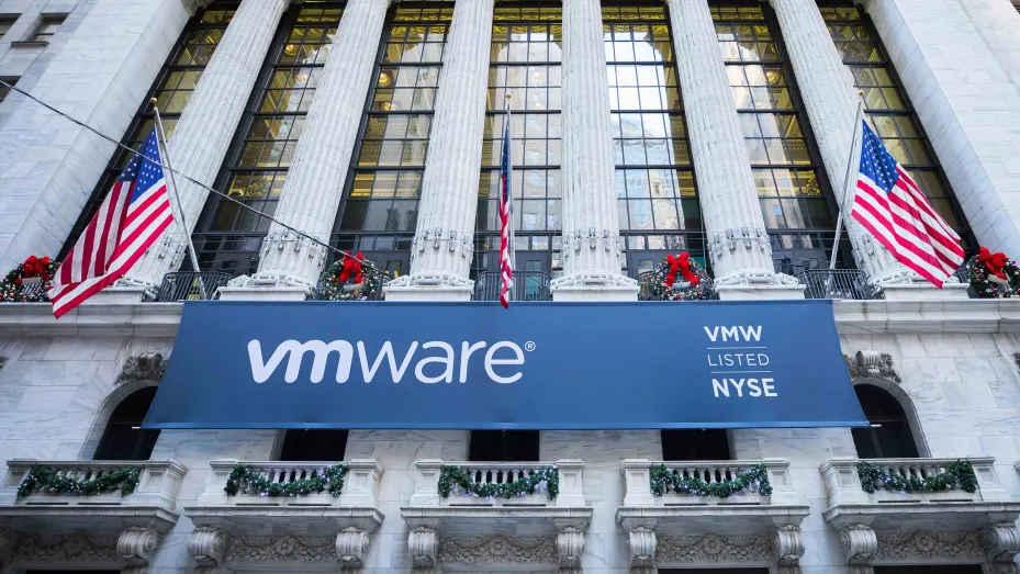 VMware at the NYSE, Dec. 14, 2021.