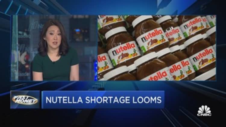 Calling all Nutella fans, a shortage is looming!