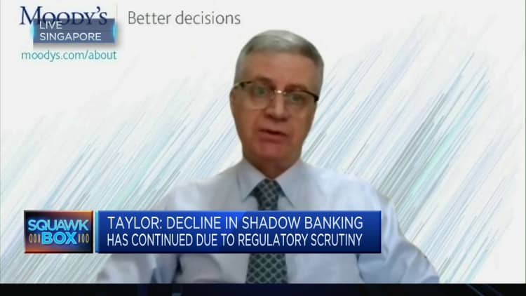 Moody's says China's crackdown on shadow banking has had knock-on effects on property sector