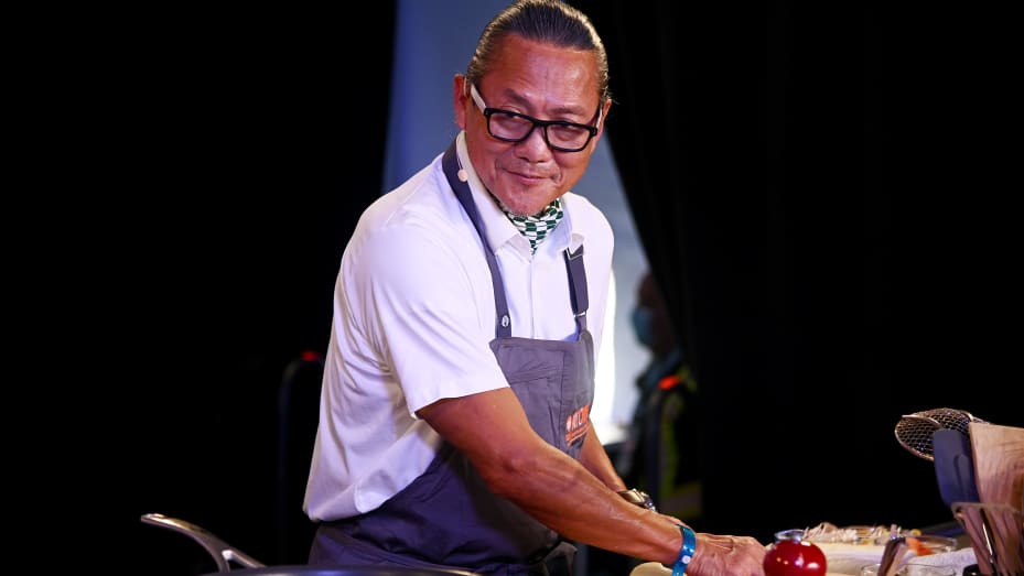 Chef Masaharu Morimoto has 15 restaurants around the world, from Tokyo to New York City.