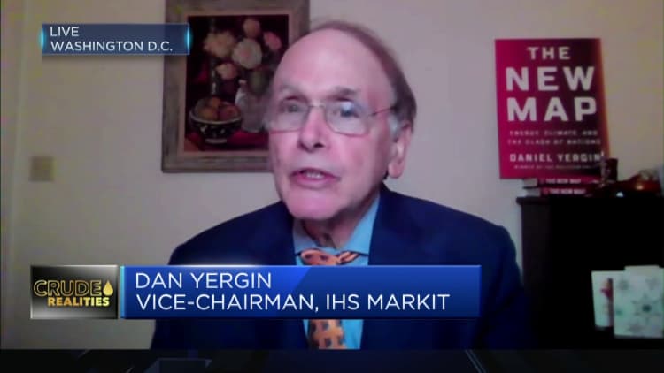 Dan Yergin expects oil prices to be in the $65 to $85 range in 2022