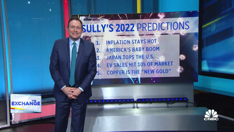 Brian Sullivan lays out 2022 predictions: Inflation stays hot, and EV sales take off
