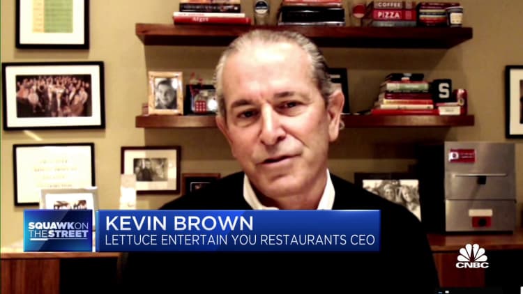 Restaurant demand remains high but labor supply low, says Kevin Brown