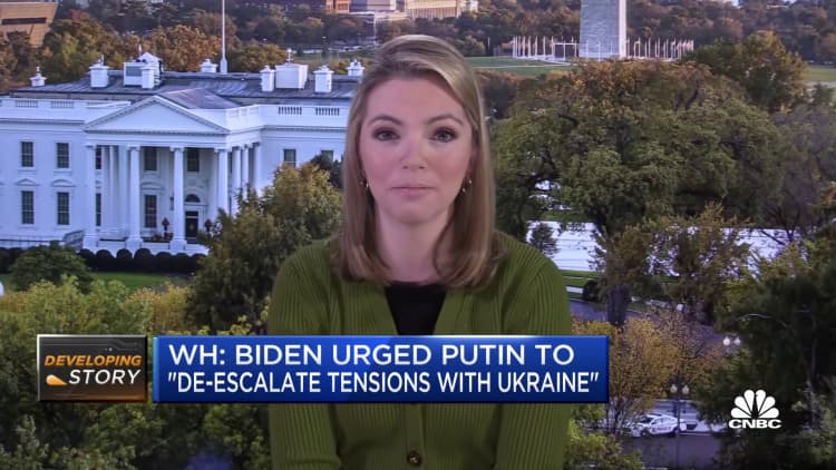 Biden warned Russia's Putin of economic sanctions over Ukraine, senior official says