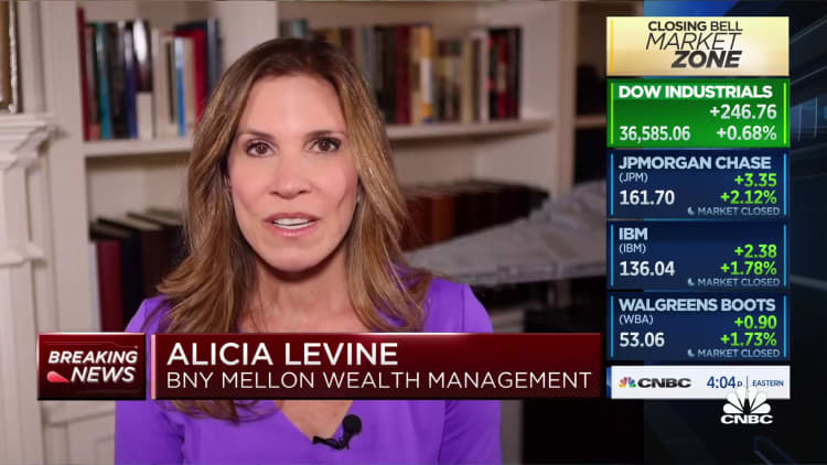 We like hotels and theme parks as reopening plays, says BNY Mellon's Alicia Levine