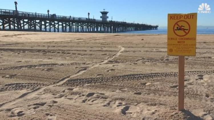 Wastewater spills into Pacific Ocean, closing beaches in So. California over weekend