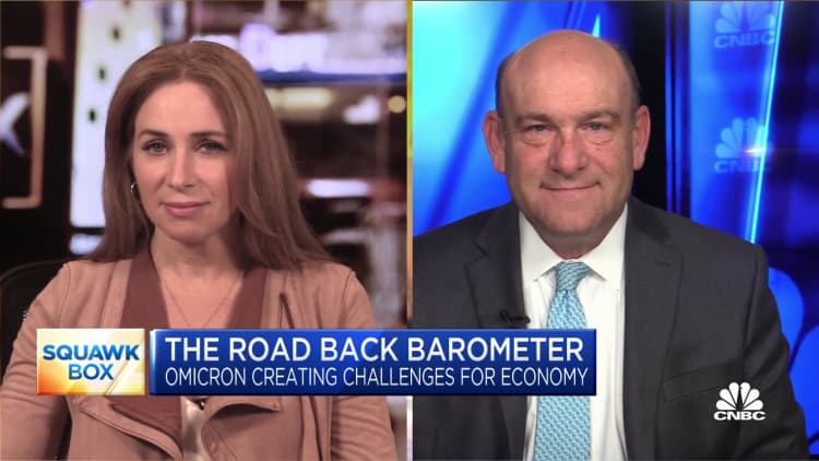 Road Back Barometer: Omicron Covid variant creating challenges for U.S. economy