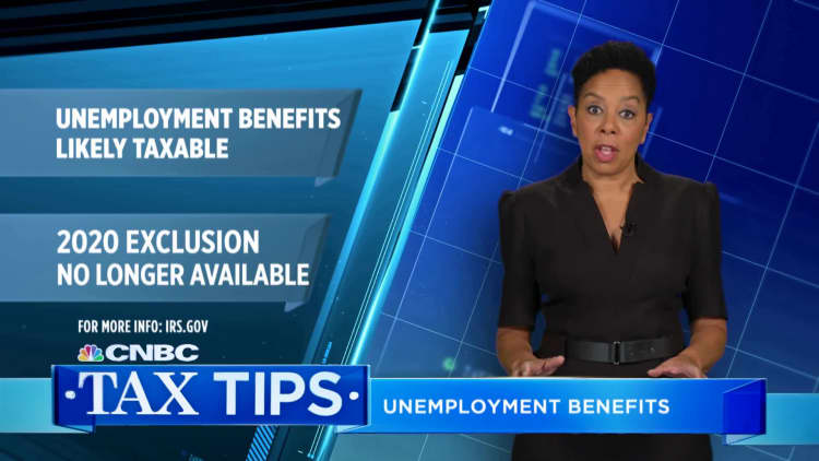 Be prepared to pay taxes on unemployment benefits in 2022