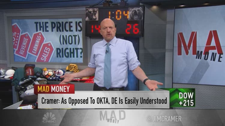 Jim Cramer explains Wall Street's ongoing sector rotation: 'Conceptual is out, tangible is in'