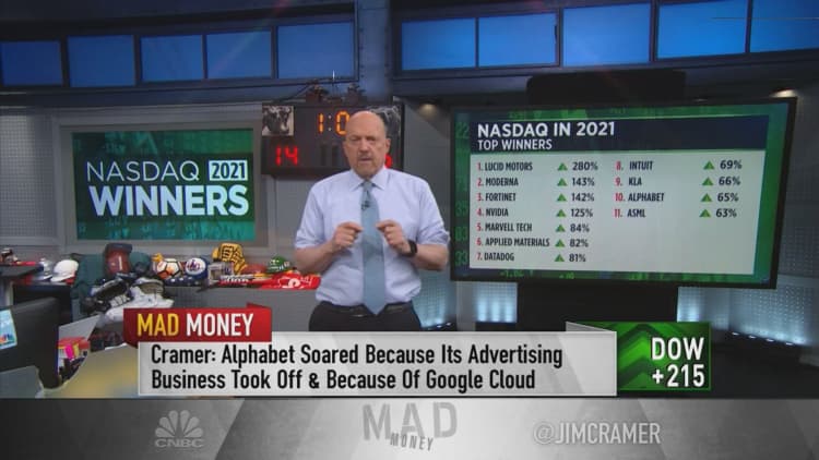 Jim Cramer says Intuit may have a 'monster' 2022 even after a strong 2021