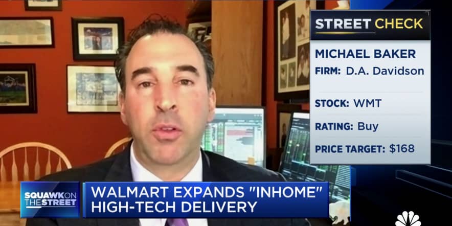 Walmart's expanded "InHome" high-tech delivery a step in grocery wars, says D.A. Davidson's Baker