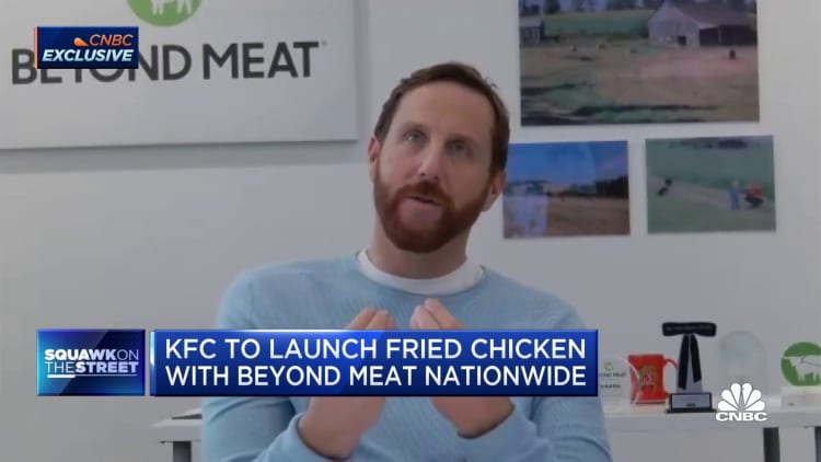 KFC launches Beyond Meat fried chicken nationwide