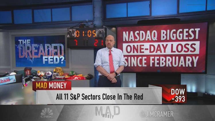 Jim Cramer names 4 tech stocks that look attractive after the Nasdaq's rough start in 2022