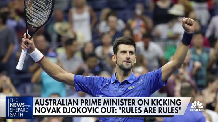 Tennis pro Novak Djokovic told to leave Australia after his visa is rejected