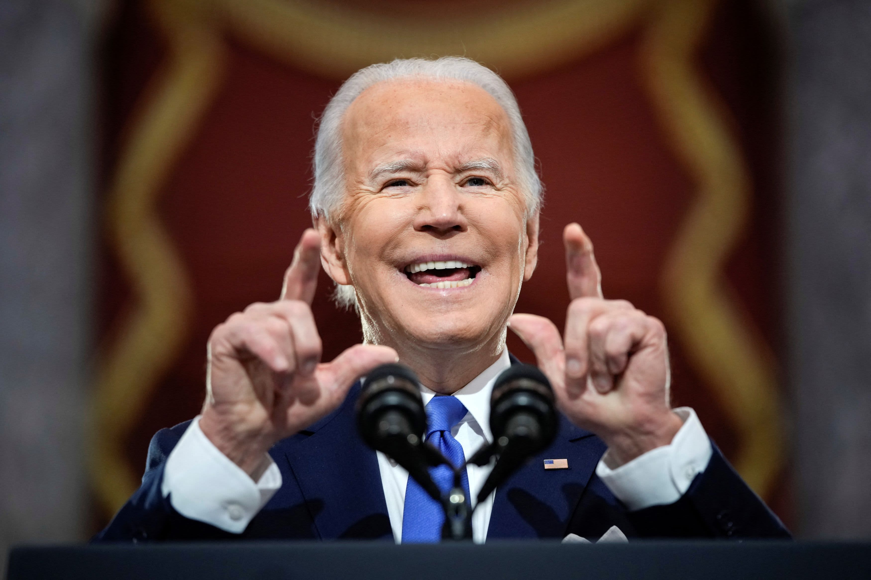 Picture - Messy job reports and unreliable labor data forecasts take a toll on Biden in his first year