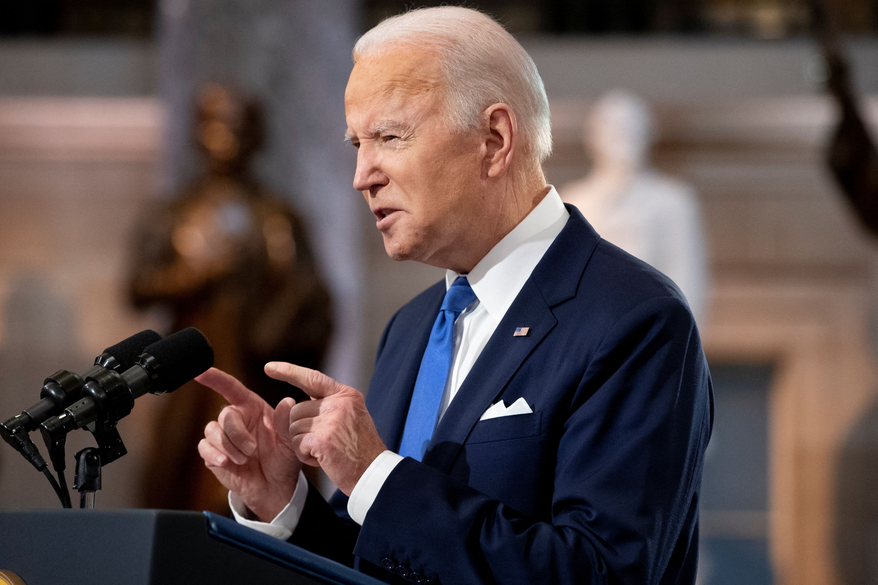 Biden says inflation report shows progress in slowing down runaway prices – CNBC