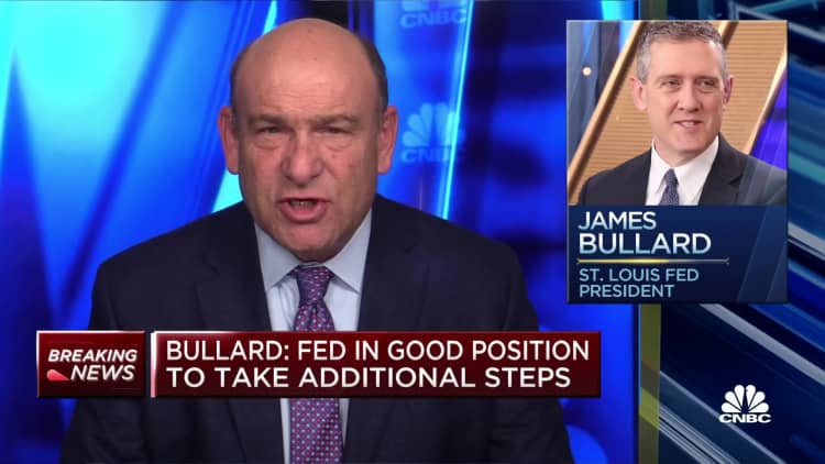 Bullard: Fed is in a good position to take additional steps