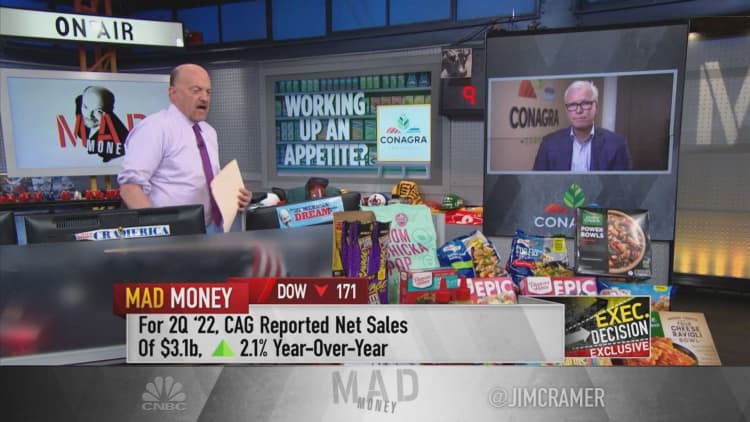 Watch Jim Cramer's full interview with Conagra Brands CEO Sean Connolly