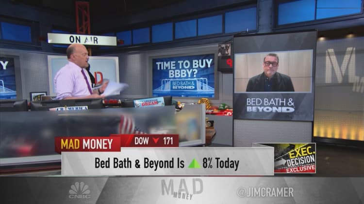 Watch Jim Cramer's full interview with Bed Bath & Beyond CEO Mark Tritton