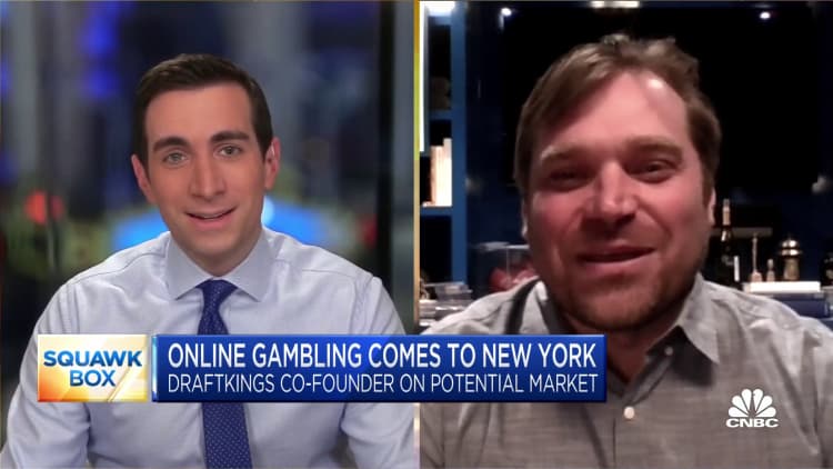 DraftKings co-founder discusses online sports betting launch in New York