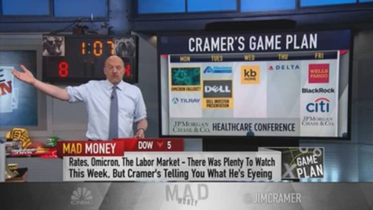 Jim Cramer's week ahead for the trading week of Jan. 10