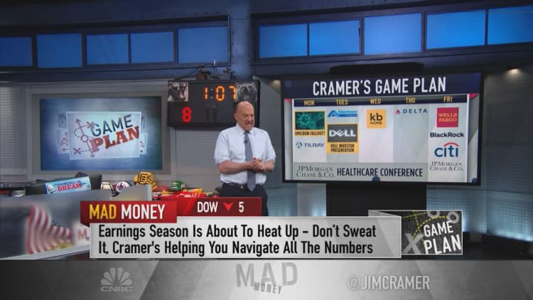 Cramer's week ahead: Banks officially kick off earnings season on Friday