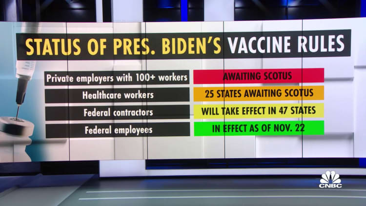 Fate of Biden's vaccine mandate to be decided by Supreme Court