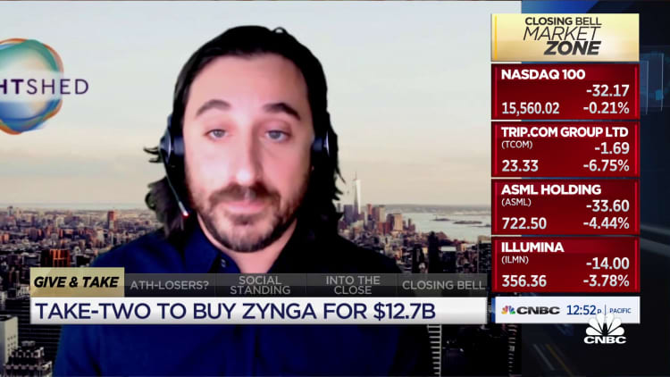 Take-Two's $12.7B deal to buy Zynga makes sense, says LightShed Partners' Brandon Ross