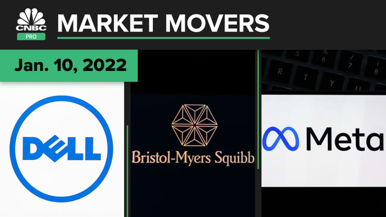 Dell, Bristol-Myers Squibb, and Meta are some of today's top stock picks: Pro Market Movers Jan. 10