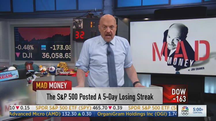 Cramer: Investors need to take advantage of market declines like the first part of Monday's session