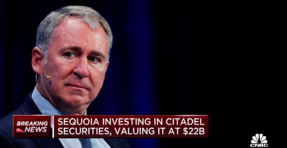 VC firm Sequoia investing in Citadel Securities, valuing it at $22 billion