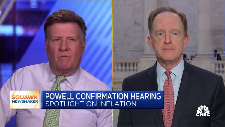 The Fed got way behind the curve on inflation and is now in catch-up mode: Sen. Toomey