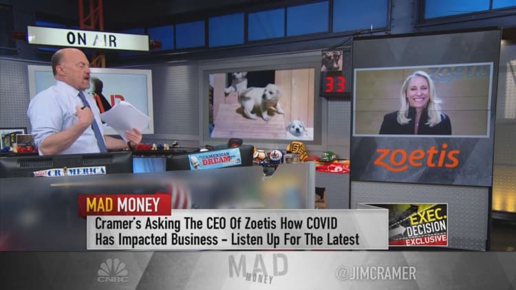 Zoetis CEO says the animal health company is stepping up its spending on consumer advertising
