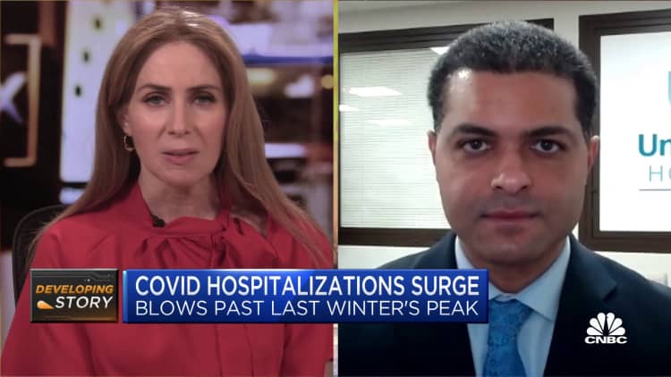 University Hospital CEO on Covid staffing crisis: Our workforce is demoralized