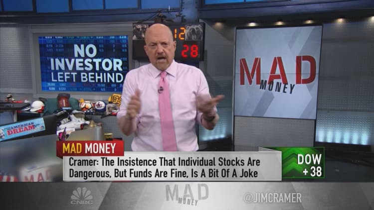 Jim Cramer shares his advice on figuring out when to 'buy the dip' in a stock