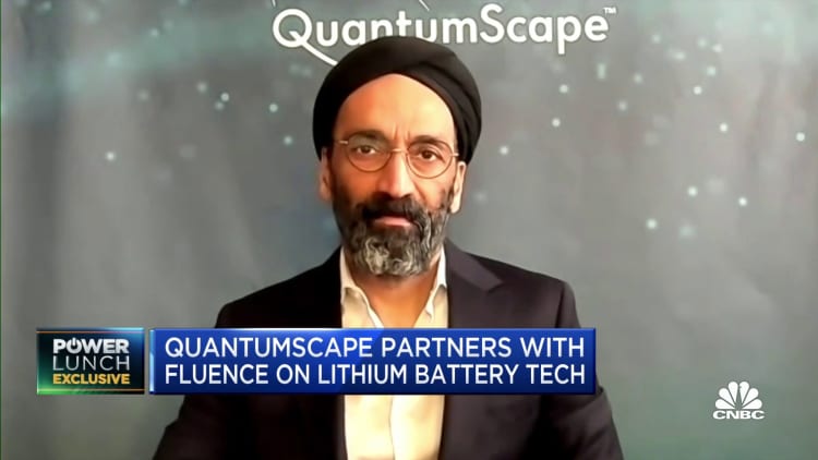 Lithium-battery maker Quantumscape announces partnership with Fluence