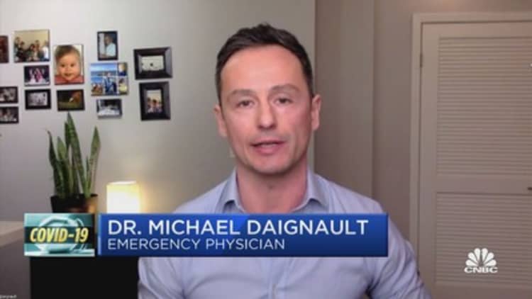 Emergency Physician Dr. Michael Daignault: "It's going to be a rough month" at L.A. hospitals
