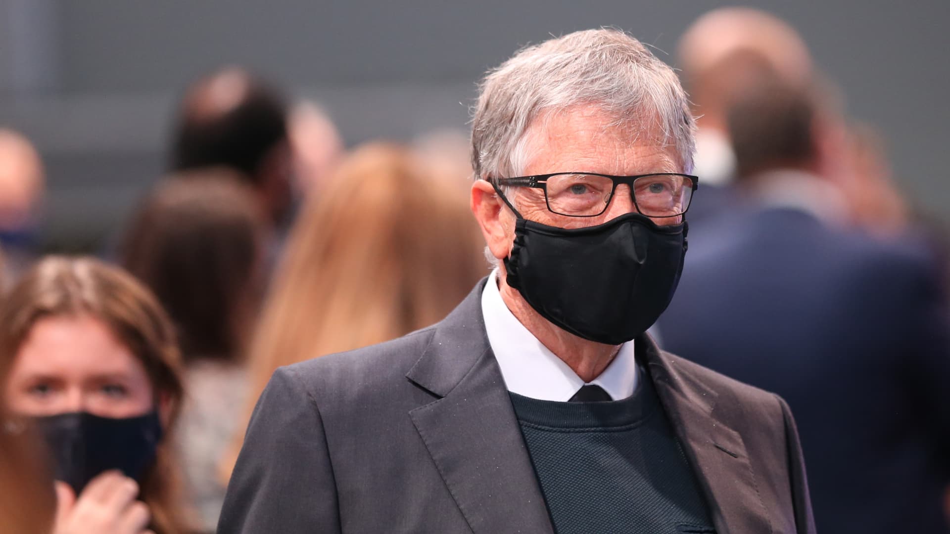 Bill Gates, co-founder of Microsoft and co-chair of the Bill and Melinda Gates Foundation, during the COP26 climate talks in Glasgow, U.K., on Nov. 2, 2021.