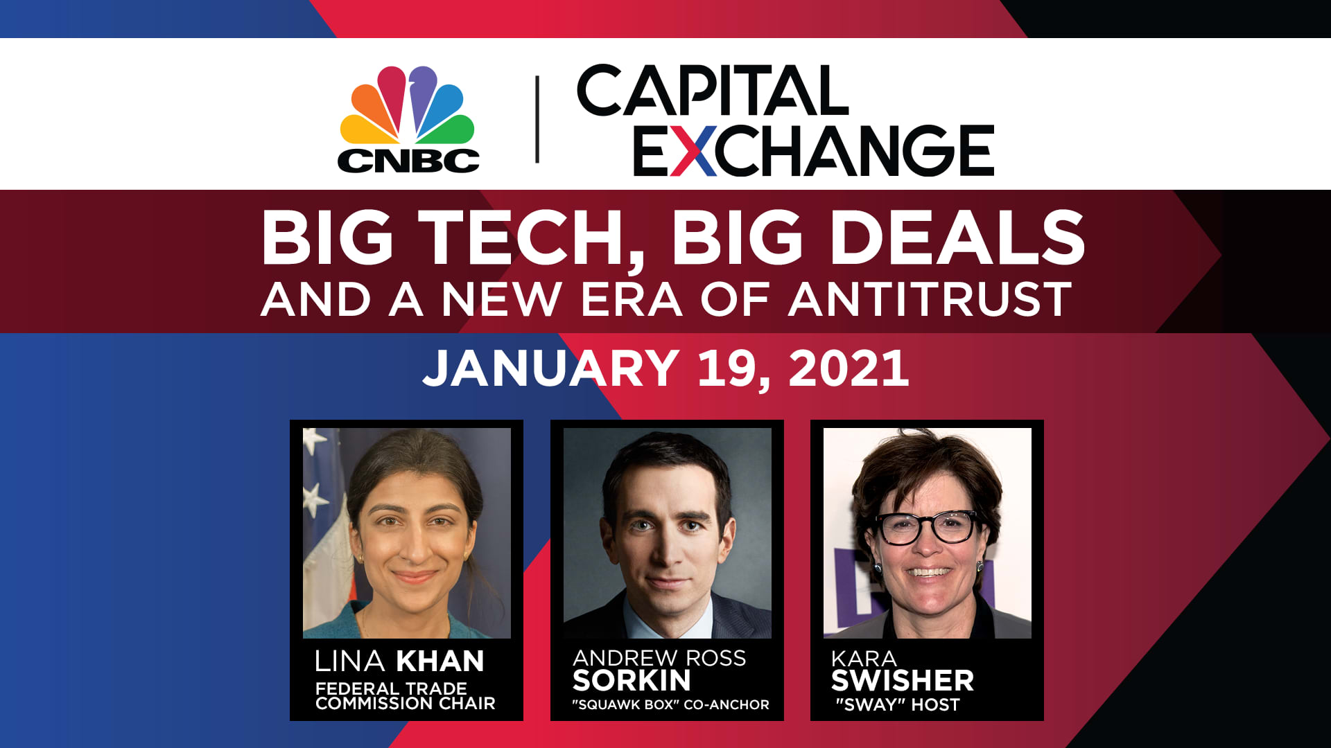 CNBC exclusive: Watch live as FTC Chair Lina Khan sits down with Andrew Ross Sorkin and Kara Swisher to discuss her plans to take on Big Tech