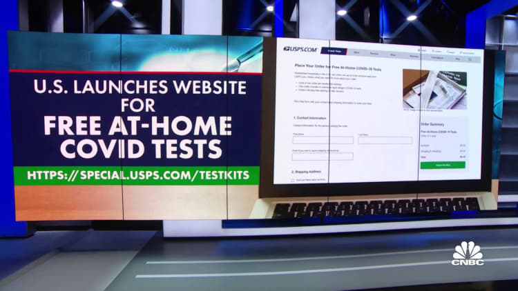 Americans can now order free rapid Covid tests