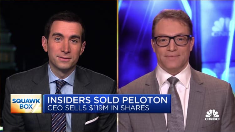 Peloton execs sell shares before prices plunge, CEO pockets $119 million