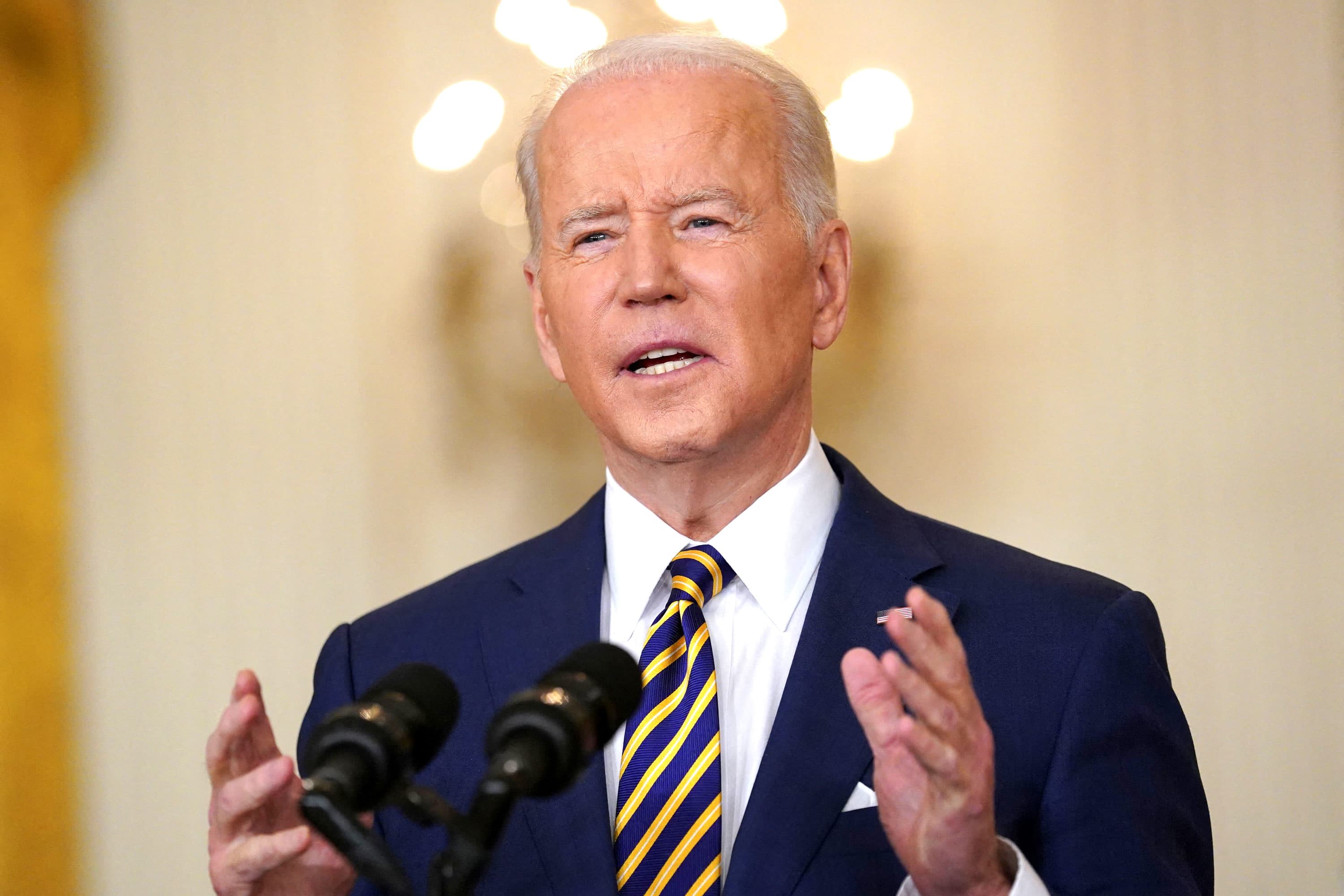 Biden says he thinks Congress can pass parts of broken-up Build Back Better plan